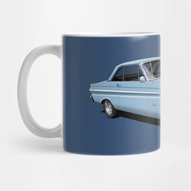 1965 Ford Falcon Futura in silver blue by candcretro